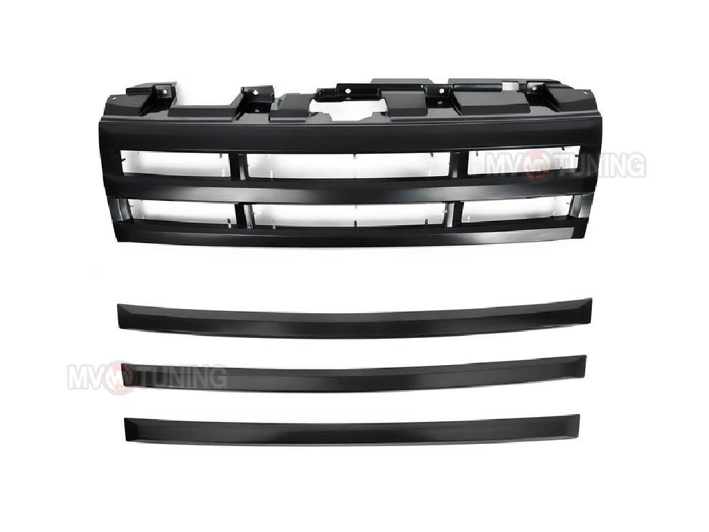 Решетка Радиатора var №3 Mitsubishi Pajero IV 4 Broomer Design (2006-2015) БЕЗ СЕТКИ