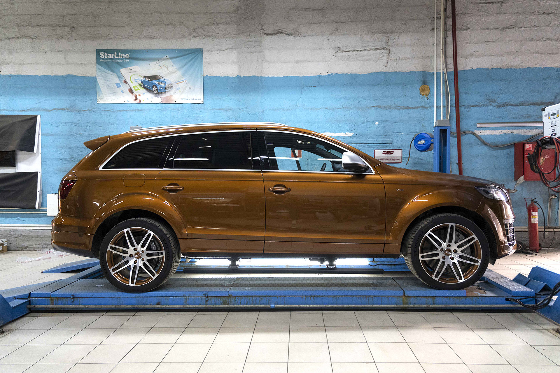 Электрические Пороги ATS для Audi Q7 4L (2009-2015)