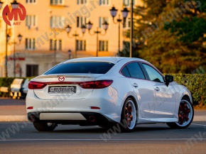  Диффузор заднего бампера var №3 Mazda 6 / Atenza GJ (2012 - 2018) 