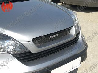 Решетка радиатора (БЕЗ СЕТКИ) "Mugen Style" Нonda CR-V (2007-2009) + УСТАНОВОЧНЫЙ КОМПЛЕКТ