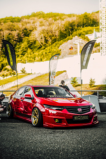Капот пластиковый var №1 "Agressive Waterproof" Honda Accord 8(VIII) / Acura TSX (CU/CW) (2008-2013)