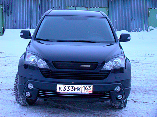 Реснички на фары Нonda CR-V (2007-2012) + УСТАНОВОЧНЫЙ КОМПЛЕКТ