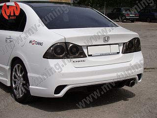Задний бампер INGS Extreem Honda Civic 4D (2006-2012)