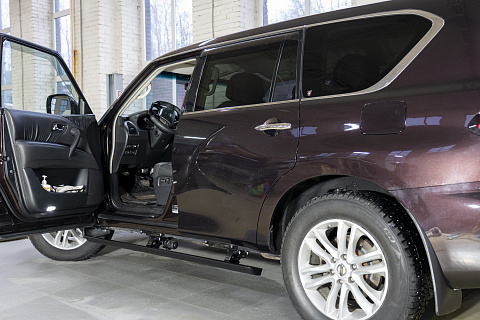 Электрические Пороги ATS для Nissan Navara IV (2014-2024) Под заказ