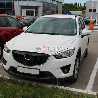 Реснички на фары var №2 Mazda CX-5 (2011-2016) + УСТАНОВОЧНЫЙ КОМПЛЕКТ