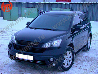 Реснички на фары Нonda CR-V (2007-2012) + УСТАНОВОЧНЫЙ КОМПЛЕКТ