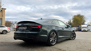 Спойлер-Лип Audi A5 (кузов F5) (2016-2020) + УСТАНОВОЧНЫЙ КОМПЛЕКТ