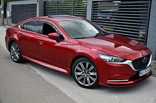 Сплиттер передний под стандартный бампер Mazda 6 GJ / Atenza GJ (2019 - 2023) ОЗНАКОМЬТЕСЬ С ВИДЕО ПО УСТАНОВКЕ!