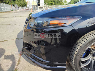 Комплект Бампер + Юбка "Modulo Style" для Honda Accord 8 (VIII) / Acura TSX (CU/CW) (2008-2013) + УСТАНОВОЧНЫЙ КОМПЛЕКТ