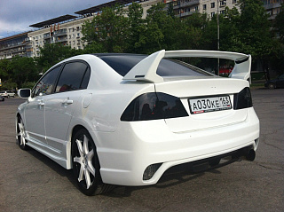 Спойлер высокий (составной) "Mugen Style" Honda Civic 4D (2006-2012)