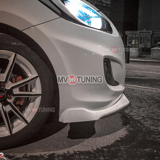 Сплиттер переднего бампера ZEUS Hyundai Solaris (2010-2013)