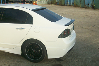 Юбка заднего бампера "Mugen Style" Honda Civic 4D (2006-2012)