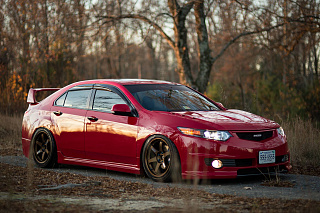 Капот пластиковый var №2 "Agressive Sport" Honda Accord VIII / Acura TSX (CU/CW) (2008-2013)