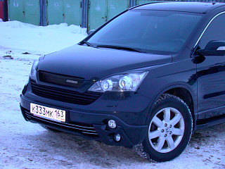 Реснички на фары Нonda CR-V (2007-2012) + УСТАНОВОЧНЫЙ КОМПЛЕКТ