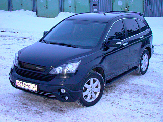 Реснички на фары Нonda CR-V (2007-2012) + УСТАНОВОЧНЫЙ КОМПЛЕКТ